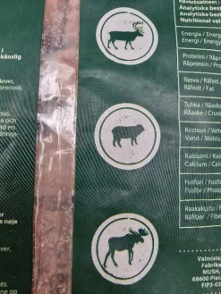MUSH Vaisto Mørkegrøn Wild rensdyr lam elg til hund 800 g