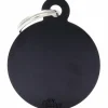 My Family Hundetegn Basic Cirkel sort stor