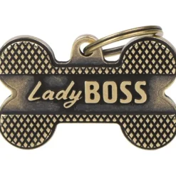 My Family Hundetegn Ben XL Lady Boss Guld