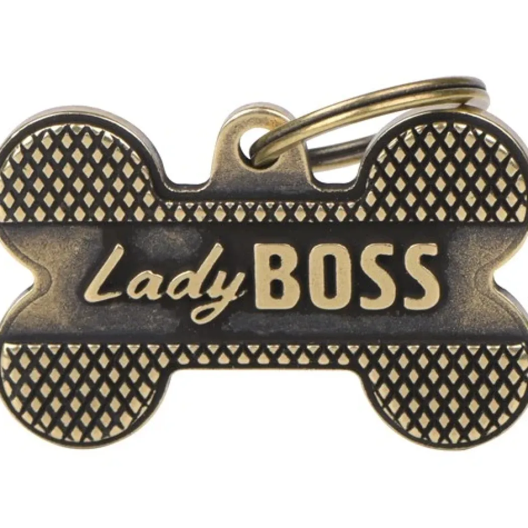 My Family Hundetegn Ben XL Lady Boss Guld