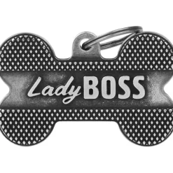 My Family Hundetegn Ben XL Lady Boss Sølv