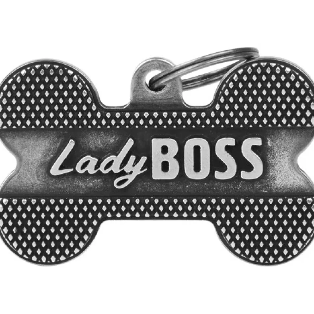 My Family Hundetegn Ben XL Lady Boss Sølv
