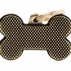 My Family Hundetegn Bronx Rhombus Ben XL Guld
