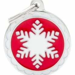 My Family Hundetegn Charm Cirkel Med Snefnug
