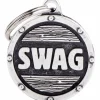 My Family hundetegn cirkel lille Swag sølv