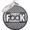 My Family Hundetegn Cirkel Stor F**k Sølv