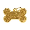 My Family Hundetegn Kødben Glimmer Guld