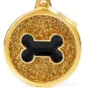 My Family Hundetegn Shine Cirkel med ben Stor Guld