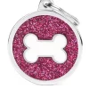 My Family Hundetegn Shine Cirkel med ben Stor Hvid og Pink