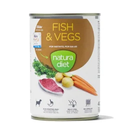 Natura Diet Adult Hund Fisk Vådfoder 400 g - naturligt og smagfuldt