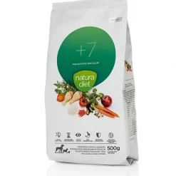 Natura Diet Hundefoder Senior +7 500 g - naturligt tørfoder til ældre hunde