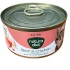 Natura diet kattevådmad Kitten Beef og Chicken 85 g