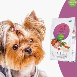 Natura Diet Lam og Ris Mini Hundefoder 500 g - Sundt og naturligt foder til små hunde