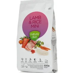 Natura Diet Lam og Ris Mini Hundefoder 500 g - Sundt og naturligt foder til små hunde