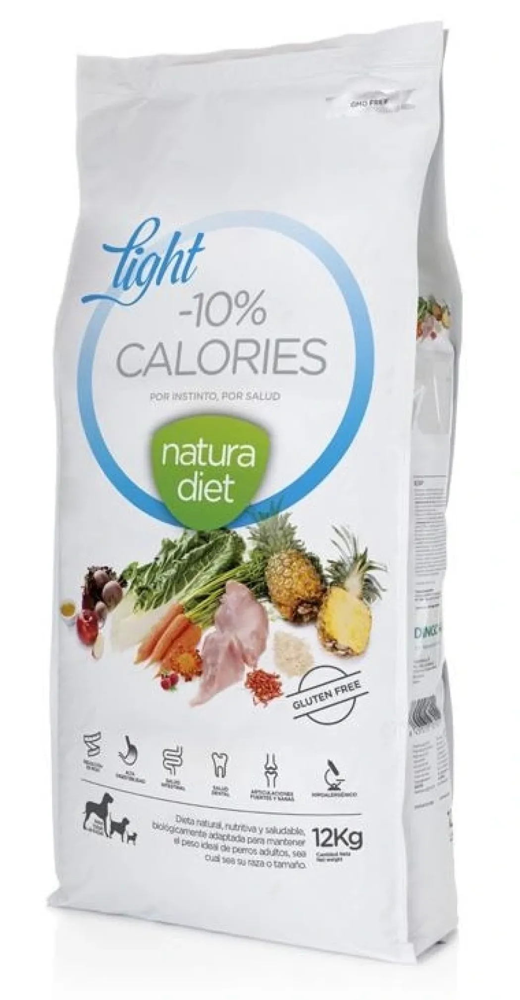 Natura Diet Light -10% kalorier hundefoder 12 kg - tørfoder til steriliserede hunde