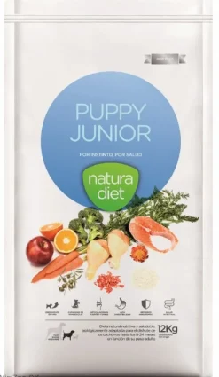 Natura Diet Puppy Junior Hvalpefoder 12 kg - Naturligt og sundt foder til hvalpe