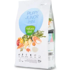 Natura Diet Puppy Junior Mini 3 kg - Sundt hvalpefoder til små racer