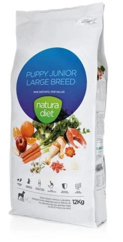 Natura Diet Puppy Large Breed Hvalpefoder 12 kg - Sund vækst til store racer