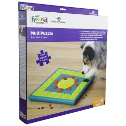 Nina Ottosson Multipuzzle Niveau 4 - udfordrende aktivitetslegetøj til hunde