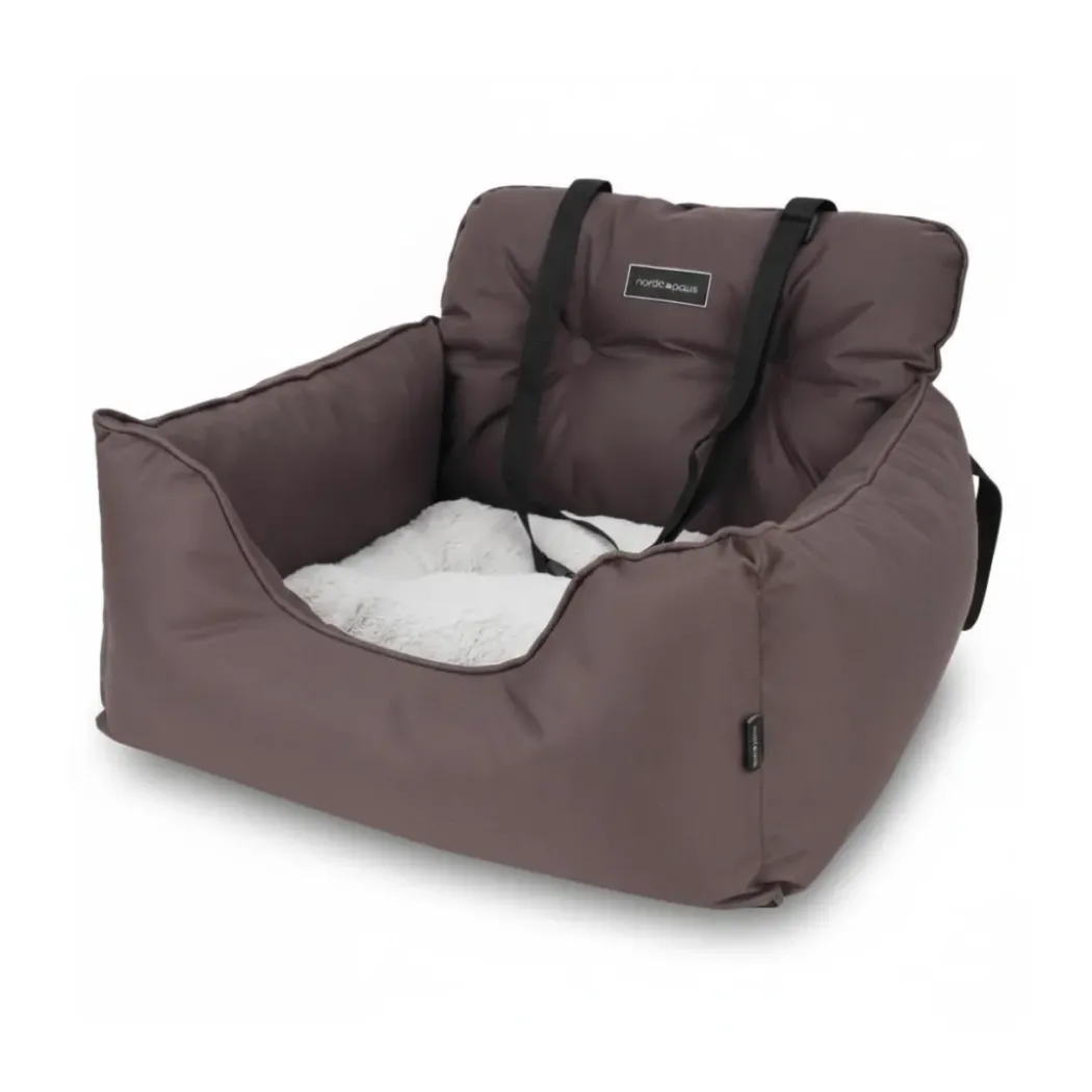 Nordic Paws Cozy luksus bilsæde one size brun