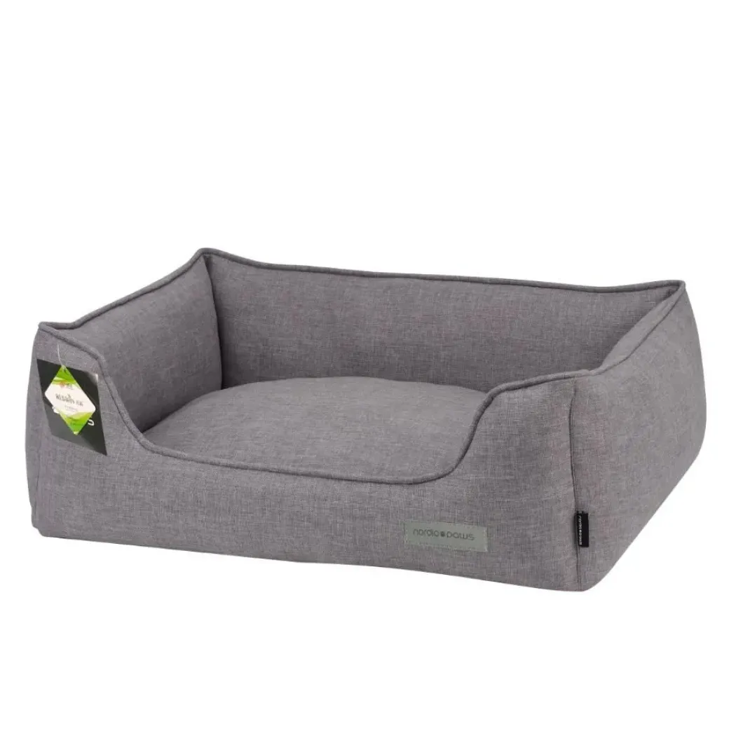 Nordic Paws ECO hundeseng 60x52x18 cm Grå