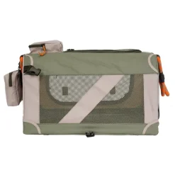 Nordic Paws Foldbart luksus hundebur i stof Army M - komfort og ro