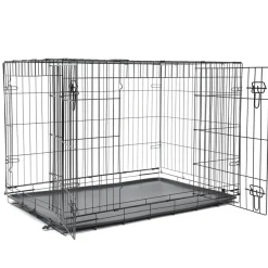 Nordic Paws Hundebur i metal Sort XXL