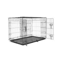 Nordic Paws Hundebur i metal Sort M
