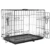 Nordic Paws Hundebur i metal Sort S