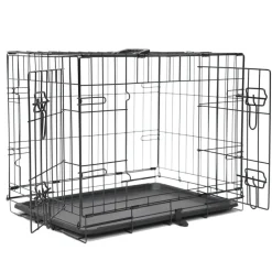 Nordic Paws Hundebur i metal Sort S