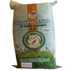 Norsk Kvalitetshø Timothy Hø 10 kg To Gode Naboer