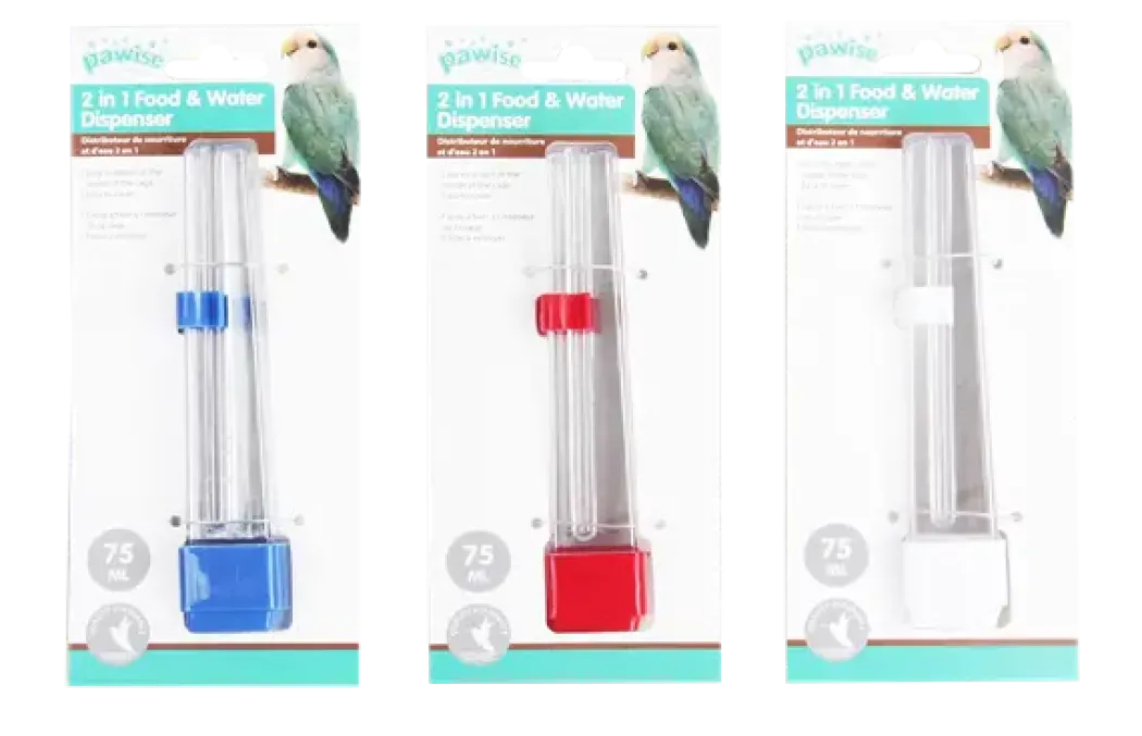 Pawise Foder og drikkeautomat 75 ml 14,5 cm