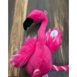 Pawise Flamingo Hundelegetøj med Reb - sjov bamse i plys