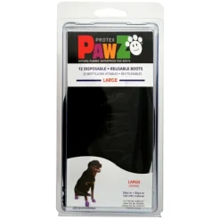 Pawz hundesko Large 10,2 cm sort