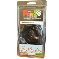Pawz hundesko Medium 7,6 cm sort