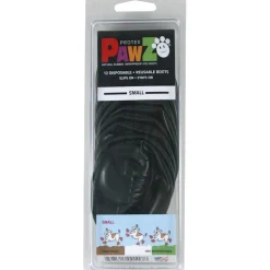 Pawz hundesko Small 6,4 cm sort