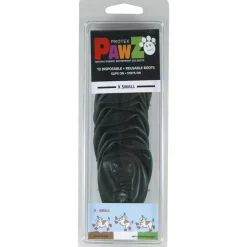 Pawz hundesko X-Small sort 5,1 cm