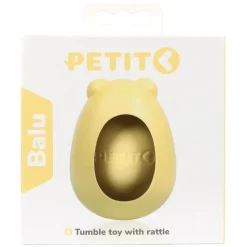 PETIT Hvalpelegetøj BALU Yellow 8x6x6 cm - nuttet bamse til små hvalpe