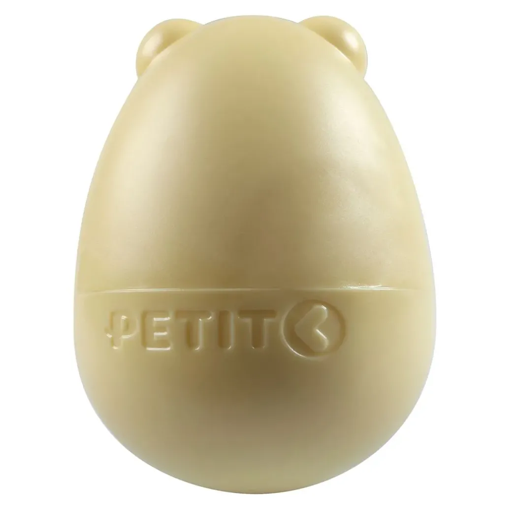 PETIT Hvalpelegetøj BALU Yellow 8x6x6 cm - nuttet bamse til små hvalpe