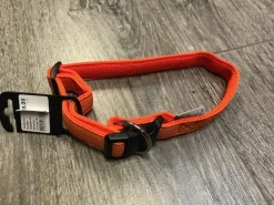 Petlando Hundehalsbånd i Neopren Orange M - let og komfortabelt hundehalsbånd