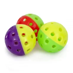 Plastic bold med bjælde Mix farve 4 cm