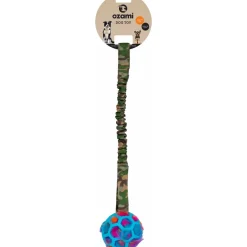 Play-n-tug Ball With Crinkle Green Cammo 50 cm - Trækkelegetøj til Hund