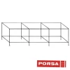 Porsa sølvfarvet akvariebord 1120 liter 8 Ben