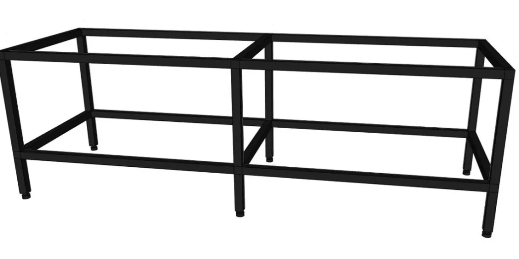 Porsa sort akvariebord 530 liter