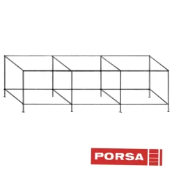 Porsa sort akvariebord 720 liter 8 Ben 160 cm