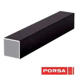 Porsa sort aluprofil firkantet 80 cm.