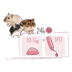PUUR Hamster og Ørkenrotte foder 400 g