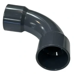 PVC blød vinkel 90 grader 125 mm.