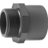 PVC Overgang Med Udvendigt Gevind 20 x 25 x 3/8 tomme