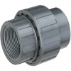 PVC Union med gevind 3/4 tomme i den ene ende 25 mm